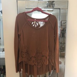 Free People long sleeve blouse